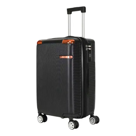 Ygm Malas Mala 2040 Preto 55 Cm X 35cm X 25cm 10kg Com Ziper Extensor Abs Rodinhas 360 Leva Na Cabine Do Avisão Resistente