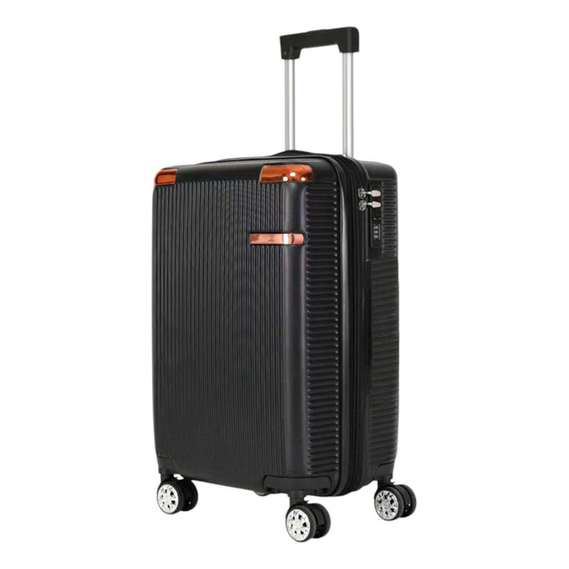 Ygm Malas Mala 2040 Preto 55 Cm X 35cm X 25cm 10kg Com Ziper Extensor Abs Rodinhas 360 Lev... Ygm Malas Mala 2040 Preto 55 Cm X 35cm X 25cm 10kg Com Ziper Extensor Abs Rodinhas 360 Lev...