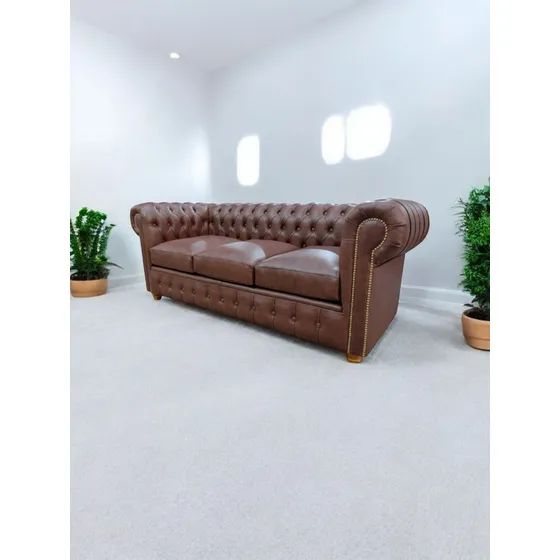 Sillon Chester Sofa Chesterfield 3 Cuerpos  210 Cm Talampaya