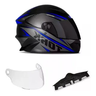 Capacete Moto Fechado R8 Viseira FumĂȘ + Viseira Cristal Kit Capacete Moto Fechado R8 Viseira FumĂȘ + Viseira Cristal Kit