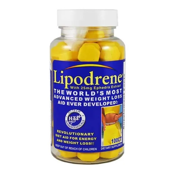 Hi-tech | Lipodrene | 100 Tabletas | Quemador Super Potente!