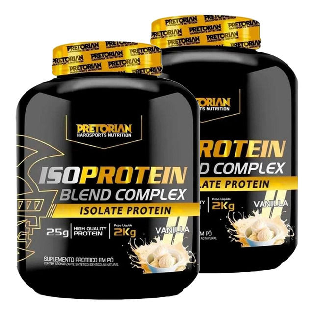 Kit 2 Suplemento Whey Protein Isolado Iso Protein Blend Complex Xpro Pó Sabor Baunilha Pot... Kit 2 Suplemento Whey Protein Isolado Iso Protein Blend Complex Xpro Pó Sabor Baunilha Pot...