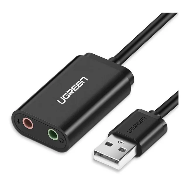 Conector Sonido Estereo Ugreen Canal Dual Microfono Audifono