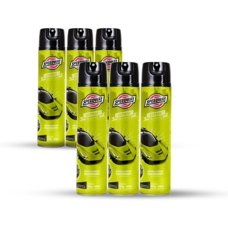 Silicona Para Auto Speedway Aerosol X 420 Cc Citric X 6 Un. Silicona Para Auto Speedway Aerosol X 420 Cc Citric X 6 Un.