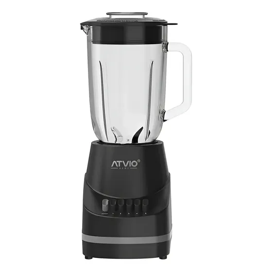 Licuadora Atvio De 1.2 L 6 Velocidades 360 W Color Negro
