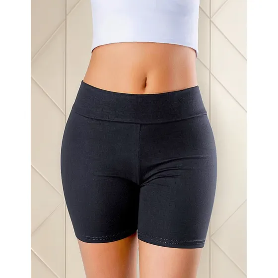 Licras Cortas Mujer Running Algodón Bolsillo Thin & Happy