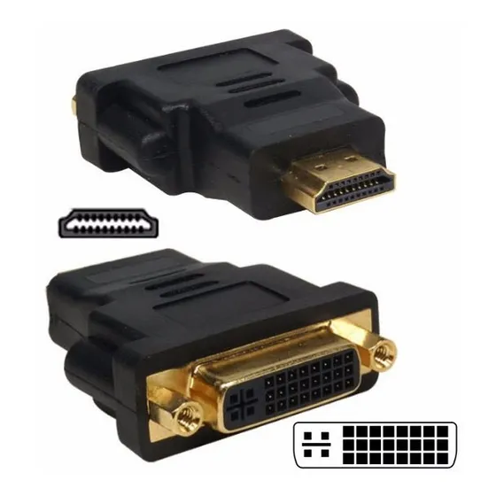 Adaptador Video Hdmi Macho A Dvi 24-5 Pin Hembra Wash