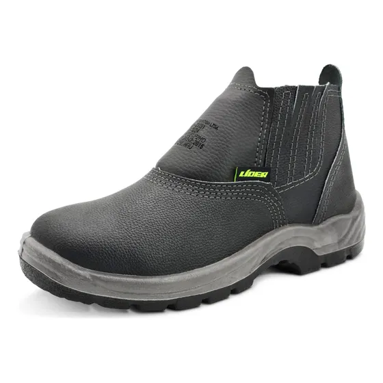 Bota Segurança Construcao Elástico Impermeável Bico Pvc Epi