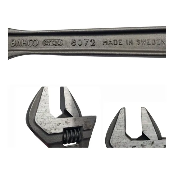 Llave Francesa Bahco Ergo 8072 Made In Suecia