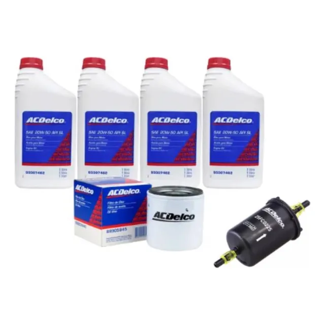 Kit Troca De Óleo E Filtros 20w50 Corsa Celta Astra Gm