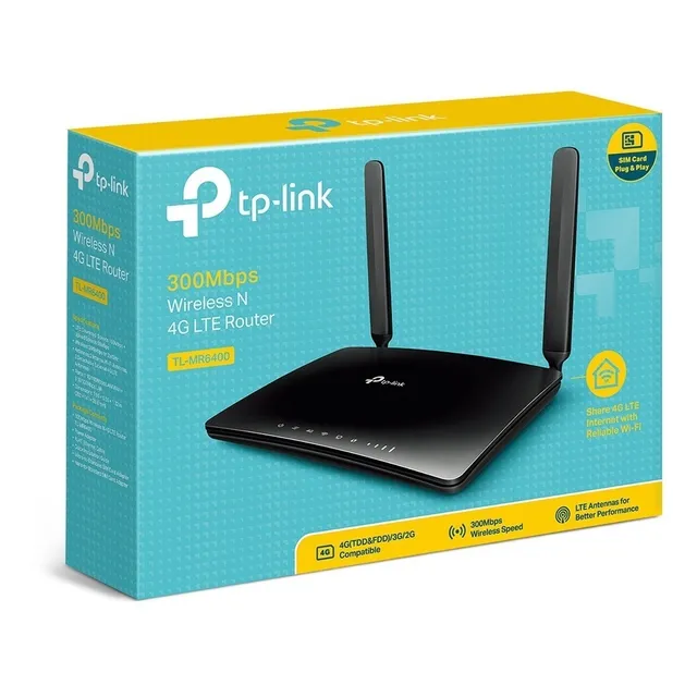 Router 4g Wifi Móvil Sim Card Mr6400 300 Mbps Tp-link *itech