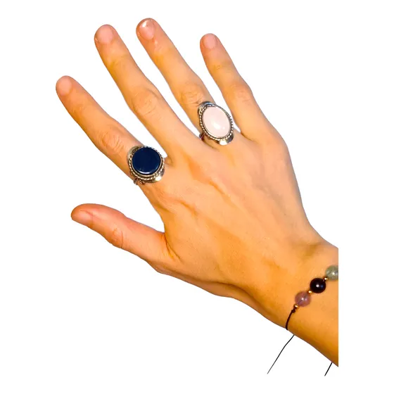 Anillo Regulable Con Piedra