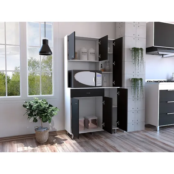 Kitchen 90 Blanco Y Wengue  