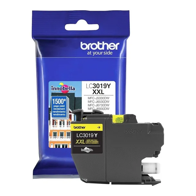 Tinta Brother Lc-3019y Yellow P/ Mfc-j5330dw / J6730dw