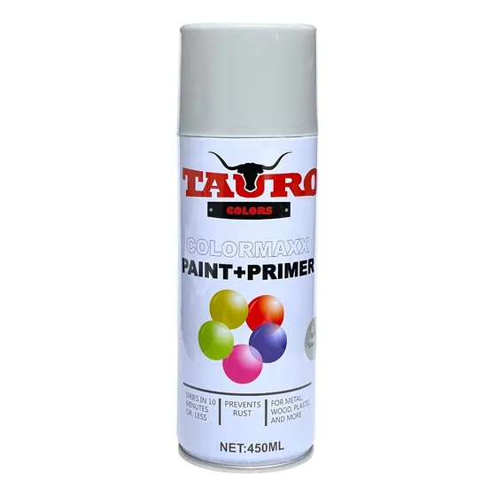 Pintura En Spray Tauro Gris 450ml