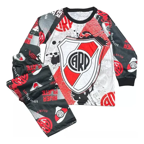 Pijama Invierno Conjunto Mangas Larga Personajes Nena Nene