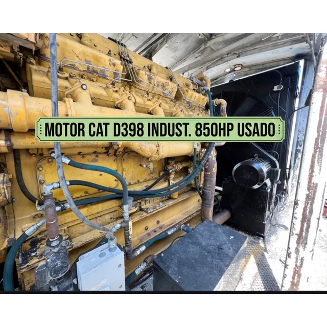 Motor Caterpillar D398 Industrial 850hp Usado Operativo 100%