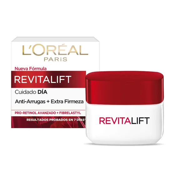 Crema L'oréal Hidratante Antiarrugas De Revitalift 50 Ml L'Oréal Paris día para todo tipo de piel de 50mL/47.5g 30+ años