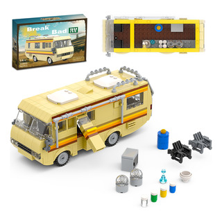 Conjunto De Construção De Campervan Modelo Rv, 360 Peças Conjunto De Construção De Campervan Modelo Rv, 360 Peças