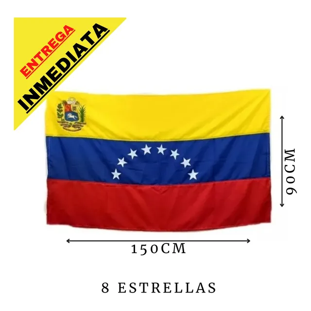 Bandera De Venezuela Con Escudo 90 X 150 Cinaruco Toyota