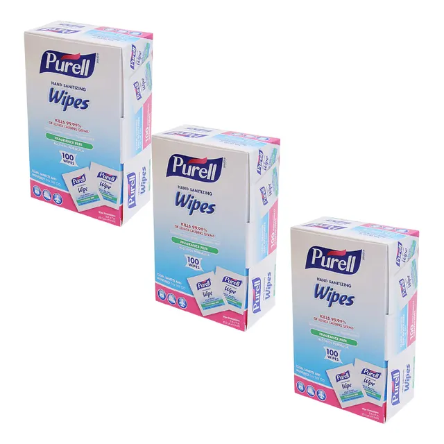 Toallitas Desinfectantes Purell Individuales 300pz / 9022-10