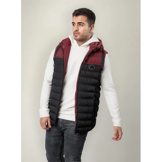 Chaleco Nylon Combinado Hombre / Turk Berlin 001