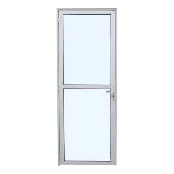 Porta De Abrir Com Vidro 2 Partes 210x80 Branco Linha 25
