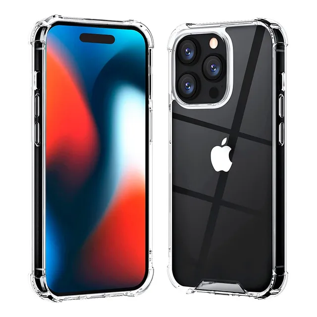 Funda Para iPhone Transparente Acrigel Esquinas Reforzadas
