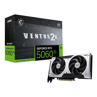 Placa De Video Msi Geforce Rtx 5060 Ti 8g Ventus 2x Oc Plus Placa De Video Msi Geforce Rtx 5060 Ti 8g Ventus 2x Oc Plus