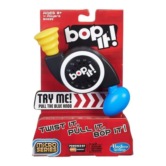 Juego Hasbro Bop It Micro Juego De Memoria Y Movimiento Febo