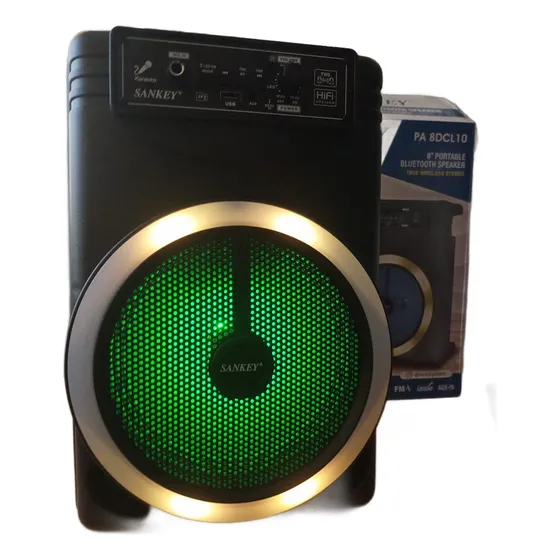 Cornetas Sankey 8' Amplificada Portátil Recargables