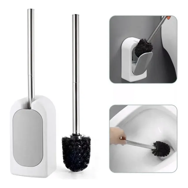 Escobilla Cepillo Para Baño Limpieza De Inodoro Adhesivo
