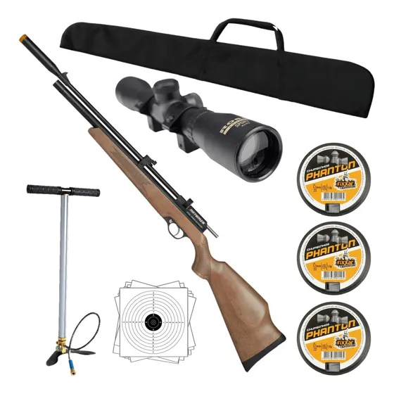 Carabina Pcp Pr900w G2 5,5mm Artemis Combo Bomba E Luneta