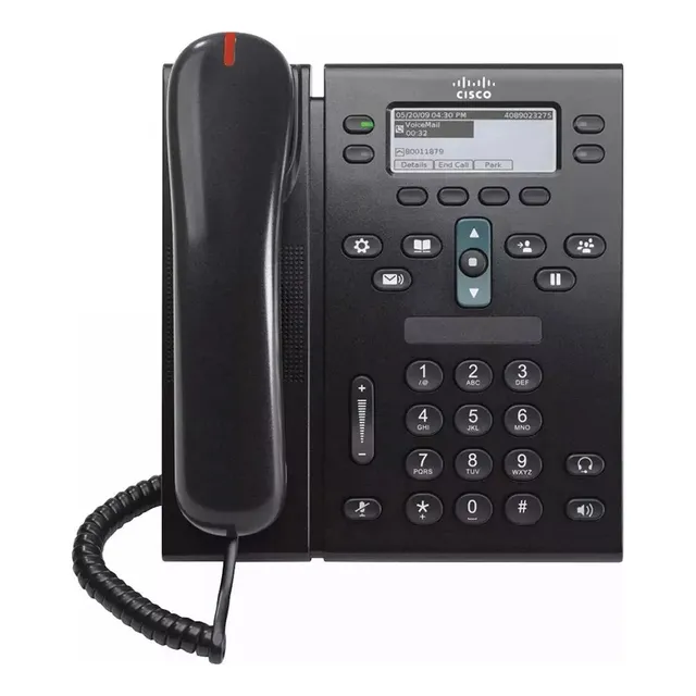 Telefone Ip Unificado 2 Linhas Tela Lcd Cp-6921 Cisco