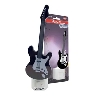LuminĂĄria Led Luz Guia Noturno Guitarra 1w Avant Cor Quente 3000k LuminĂĄria Led Luz Guia Noturno Guitarra 1w Avant Cor Quente 3000k