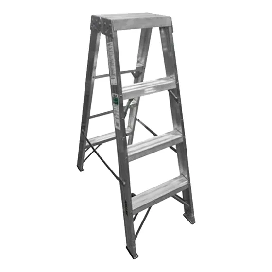 Escalera De Aluminio 4 Peldaños Zasc Cod: Z-tal2x4-80cm