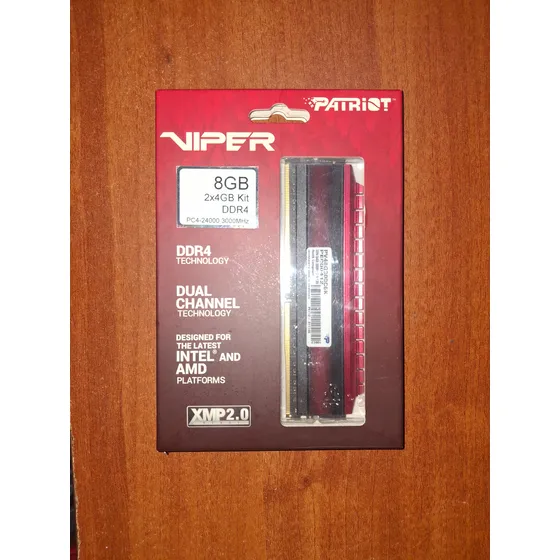 Memoria Ram Viper 8gb Ddr4 (2x4gb) 3000mhz