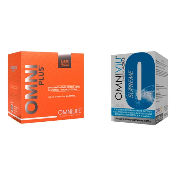 Pack Suplemento Omniplus + Omniviu - Nutrición Ojos Y Vista