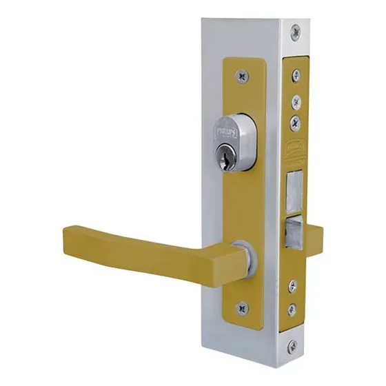 Cerradura Para Perfiles De Aluminio Phillips 550 Dorado Color Gris/dorado