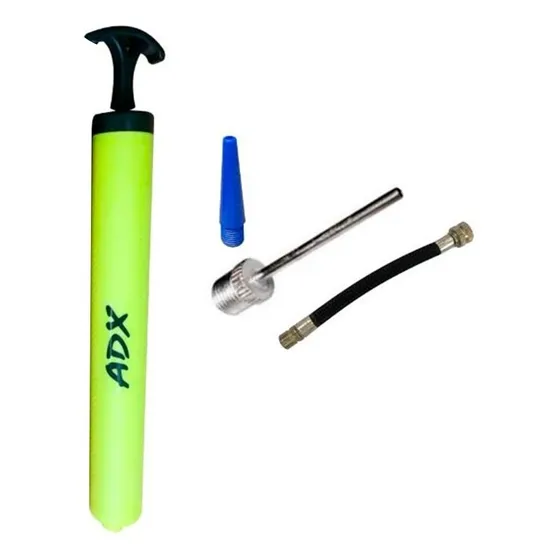 Bomba De Aire Manual Para Inflar Balones Adx Color Verde Lima