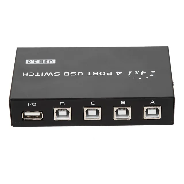Conmutador Impresora 4 Puertos Hub Divisor Switch Manual