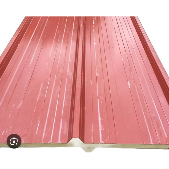 Chapa Isopanel Trapecio De 9cm Con Poliuretano Terracota
