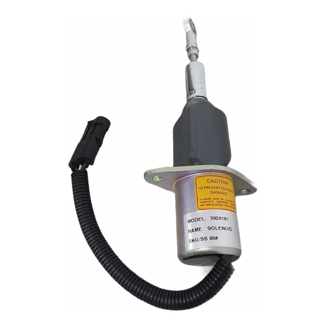 Solenoide De Paro De Combustible 3928161 Para Cummins 6cta 