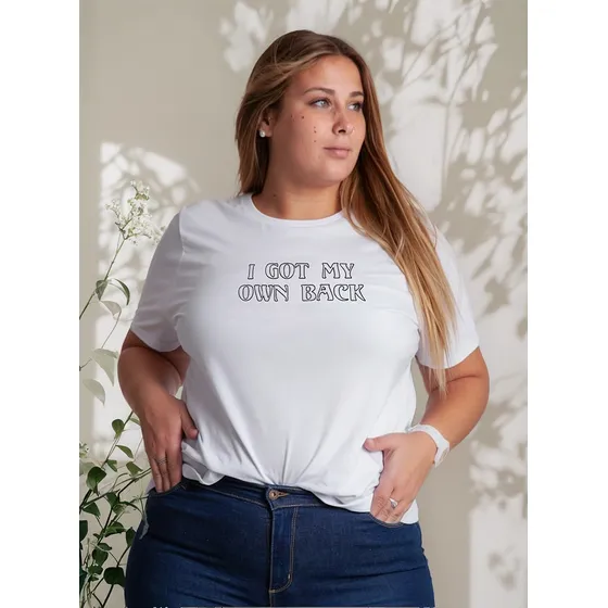 Remera Onyx Básica Algodón Mujer Talles Grandes I Go