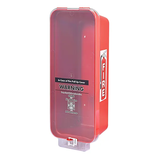 Gabinete Para Extintor Incendio Superficie Roja Tapa 10 Al