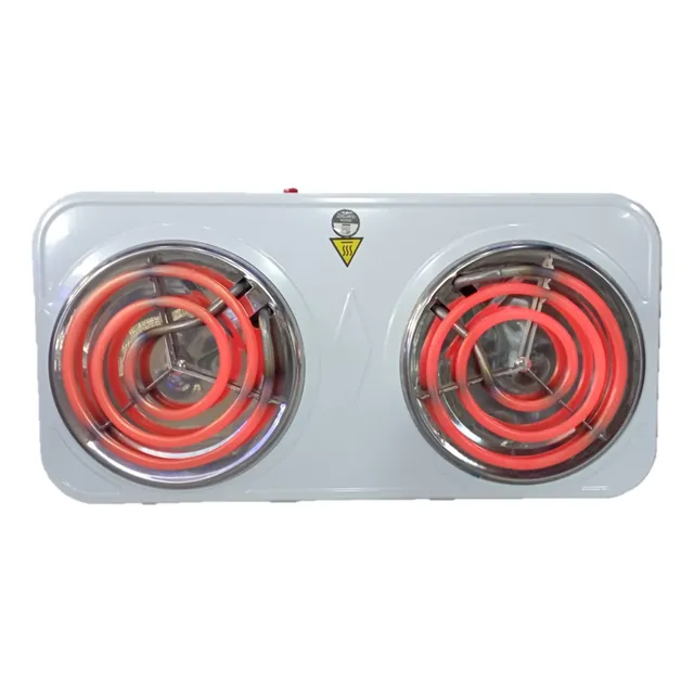 Cocina Electrica De 2 Hornillas 2000w