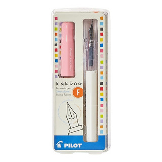 Pluma Fuente Pilot Kakuno Tapa Rosa Blanco Fino/mediano Pluma Fuente Pilot Kakuno Tapa Rosa Blanco Fino/mediano