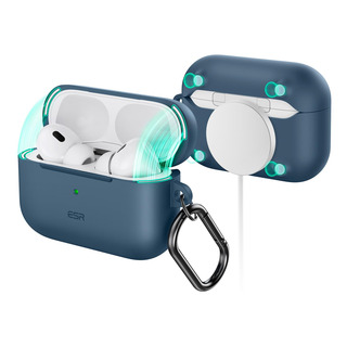 Funda AirPods Pro Compatible Con Est Halolock Y Magsafe Blue Funda AirPods Pro Compatible Con Est Halolock Y Magsafe Blue