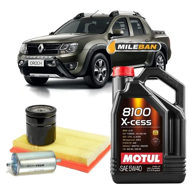 Service Cambio Aceite Renault Oroch 1.6 Motul 5w40 Filtros