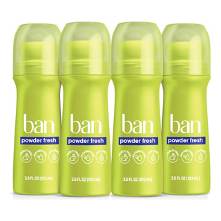 Ban Powder Fresh 24-hour Invisible Antiperspirant, Roll-on D Ban Powder Fresh 24-hour Invisible Antiperspirant, Roll-on D